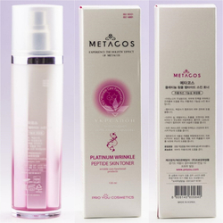 Тонер с пептидами против морщин Metacos Platinum Wrinkle Peptide Skin Toner