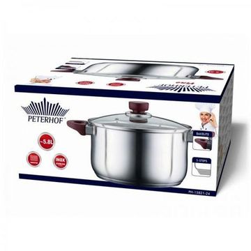 Каструля Peterhof PH 15821-24 24 см. 5,8 л.
