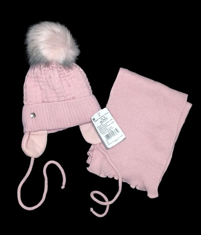 Шапочка із шарфом "Frania", акрил, вовна ТМ "Agbo" (р. 44-46)