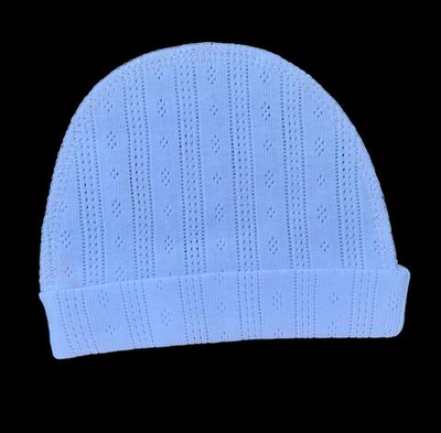 Шапочка, рібана ажур ТМ "Happy ToT" (0-3 міс, 38 см)