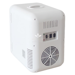 Мини холодильник для косметики, зеркальный, 2 в 1 "Охлаждение + Нагрев", 6л