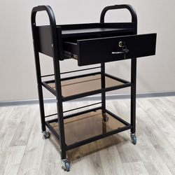 Косметологічний візок R-9 чорний