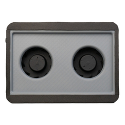 Вытяжка для маникюра врезная Ulka Tornado, цвет cерый (сетка металлик)