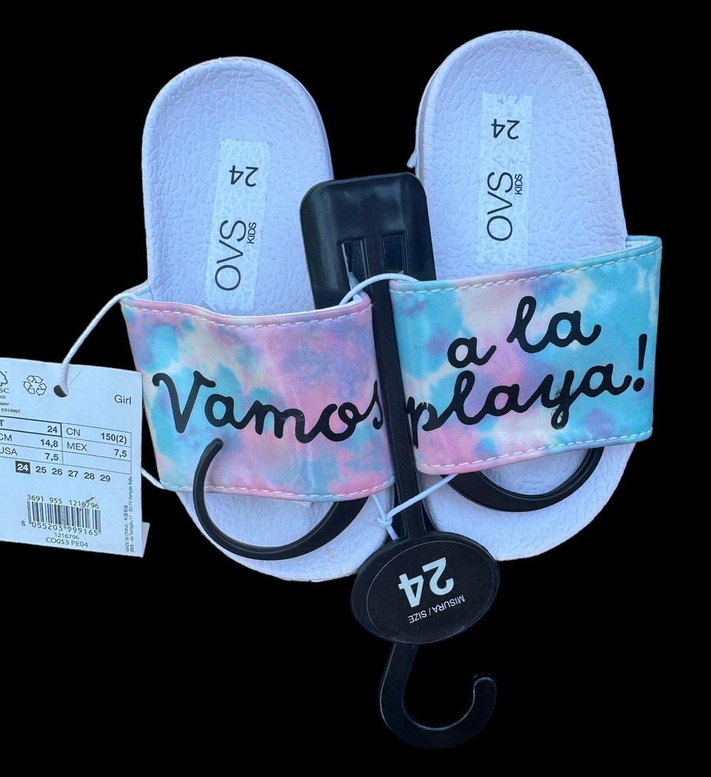 Шльопанці, ТМ "OVS" (р. 24 - 14 см)
