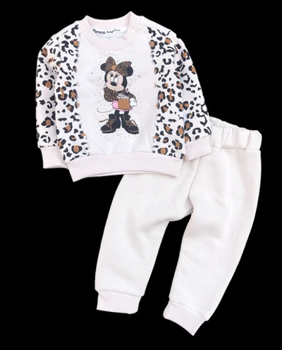 Костюм 2в1: світшот, штани "Мінні", трьохнитка з начосом ТМ "Donino"