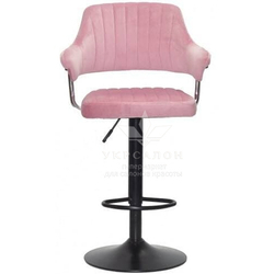 Стілець для візажу Jef velor black