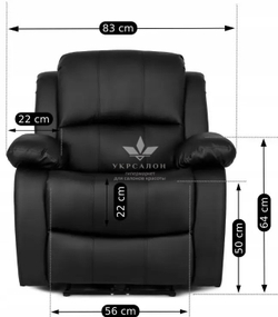 Педикюрное массажное кресло реклайнер Tony с электроприводом