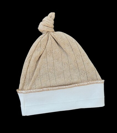 Шапочка "Гном", рібана ажур ТМ "Happy ToT" (0-3 міс, 38 см)