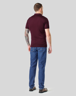 Футболка чоловіча на блискавці бордова (арт. 7462300206)
