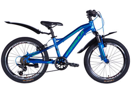 Детский спортивный велосипед 20 дюймов Formula Blackwood Vbr FR 2025 алюминиевый