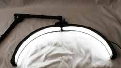 Бестеневая настольная LED-лампа F-550B, 32 Вт, черная