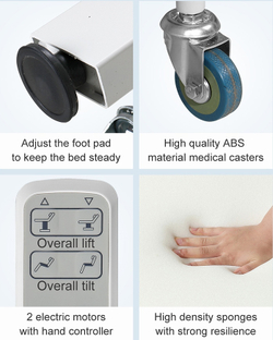 Кушетка електрична масажна 8271, (2 мотори)
