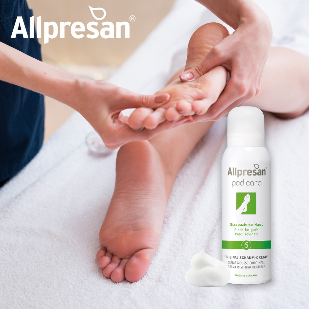 Крем-пена для ног при физических нагрузках AllPresan №6