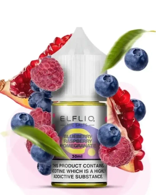 Рідина ELFLIQ Blueberry Raspberry Pomegranate (Ельфлік Чорниця Малина Гранат) 30 мл/5%