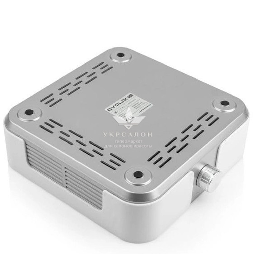 Вытяжка Cyclone X Silver с НЕРА-фильтром 60W для маникюра и педикюра