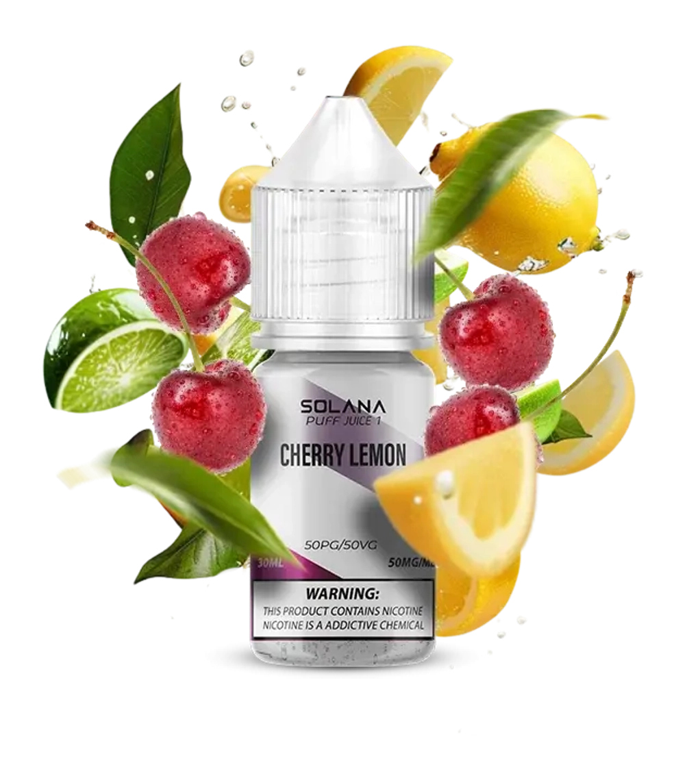 Солевая Жидкость Solana Cherry Lemon (Солана Кола Лимон) 30ml 50mg