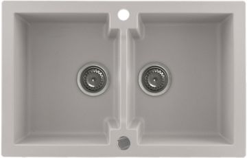 Кухонна мийка KERNAU KGS A 80 2B NATURAL BEIGE