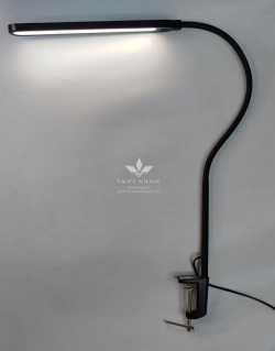 Настольная лампа Global Fashion SM-L888 на струбцине, 20 Вт, черная