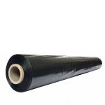 Плёнка чёрная, 250мкм, 3м/50м. полиэтиленовая (для мульчирования, строительная).