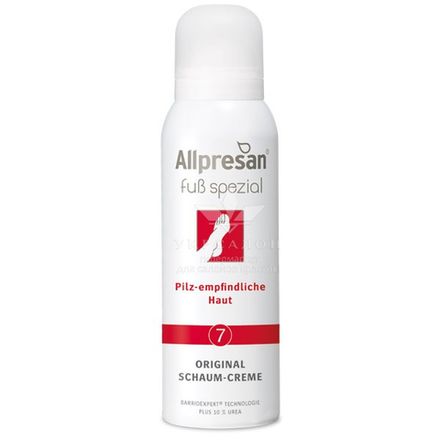 Защитная крем-пена для кожи стоп от грибковых инфекций AllPresan №7