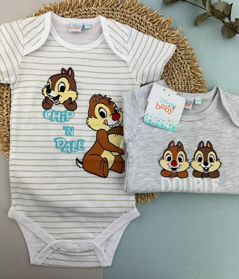 Боді-футболка "Chip&Dale", бавовна ТМ "Disney" (56 см)