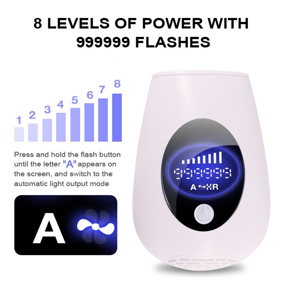 Домашний лазерный эпилятор Medset AM001 белый