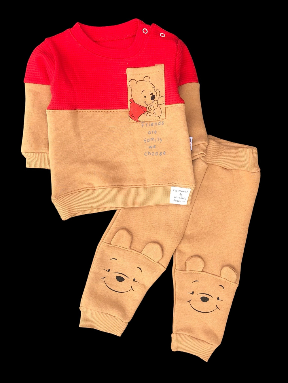 Костюм 2в1: світшот, штани "Вінні", трьохнитка з начосом ТМ "Murat Baby" (74 см)