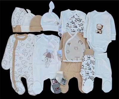 Гарний набір одягу для новонародженого малюка, якісний одяг для немовлят, зима, демісезон (осінь, весна), зріст 56 см, бавовна