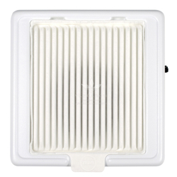 Настольная маникюрная вытяжка с HEPA фильтром Teri 800, цвет белый (сетка металлик)