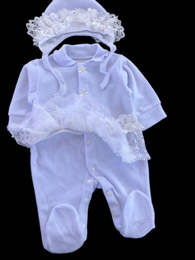 Чоловічок з шапочкою "Янголятко", велюр ТМ "Happy TOT"