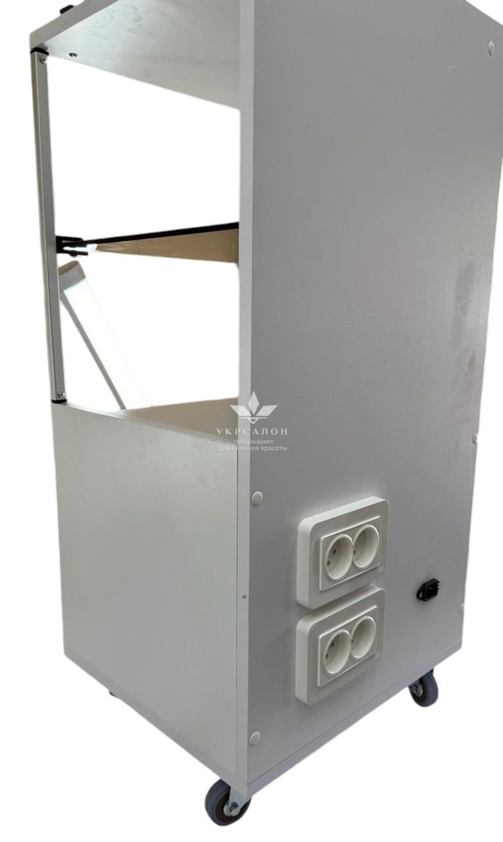 Педикюрний візок BVC скло з розетками