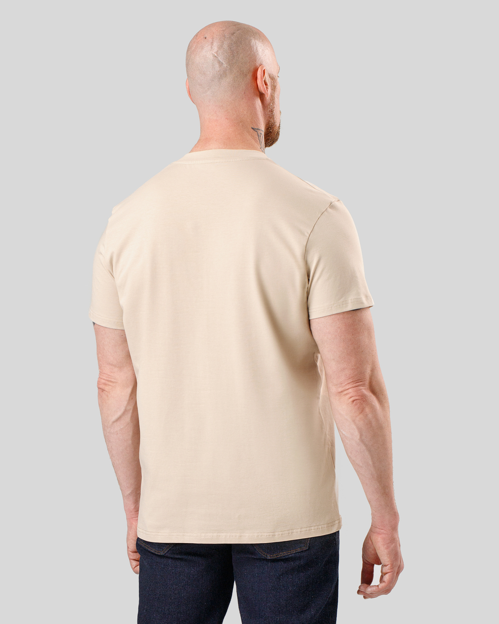 Футболка чоловіча світло-бежева (арт. 7462300607)