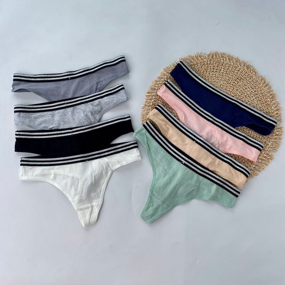 Стрінги з блискучими смужками