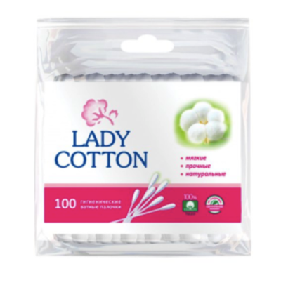 Ватні палички, 100 шт, Lady Cotton