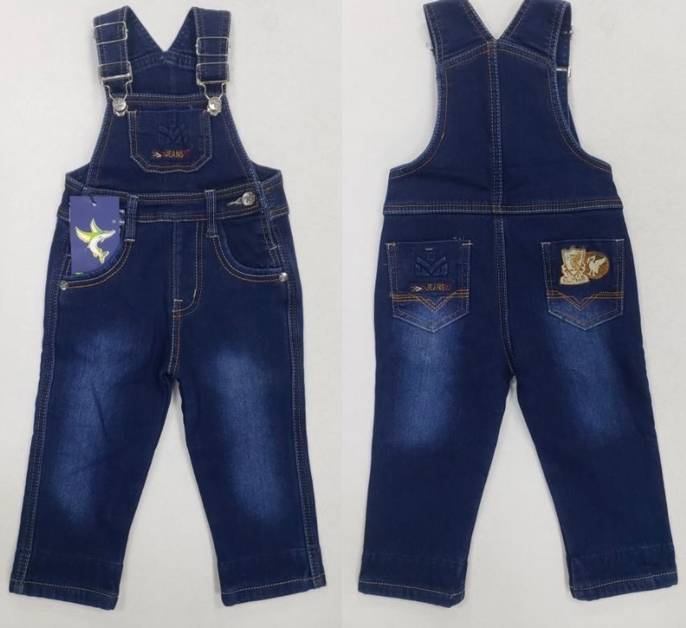 Напівкомбінезон "Jeans", джинс на флісі ТМ "Merkiato"