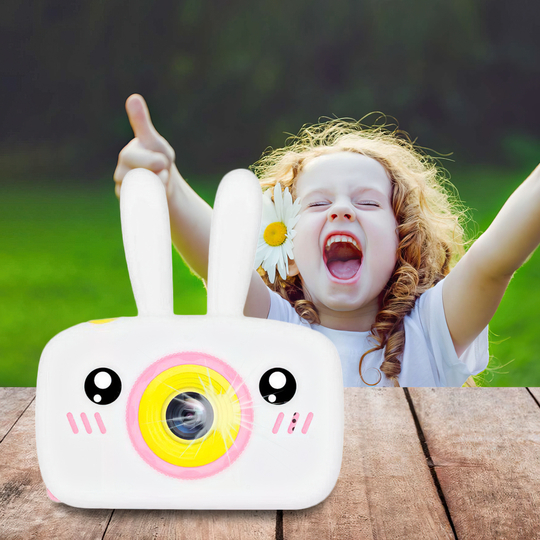 Детский цифровой фотоаппарат зайчик Х500 Smart Kids Camera 3 Белый(626)