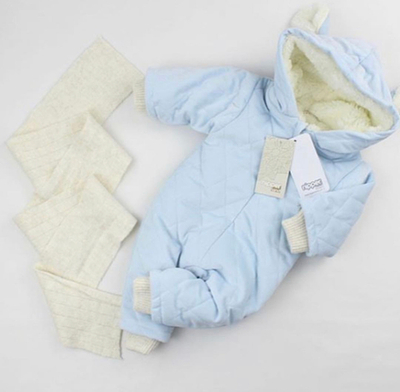 Комбінезон з капюшоном "Стиляга", вельвет, махра ТМ "Nipperland" 68 см