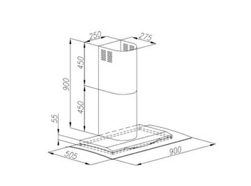 Витяжка GORENJE DKG 9656 E