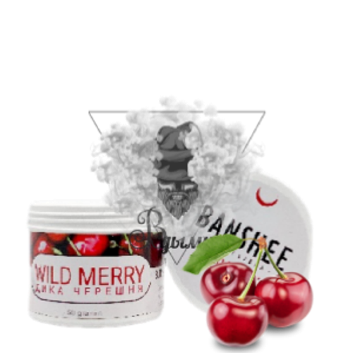 Бестабачная смесь Banshee Wild Merry (Банши Дикая Черешня) 50г