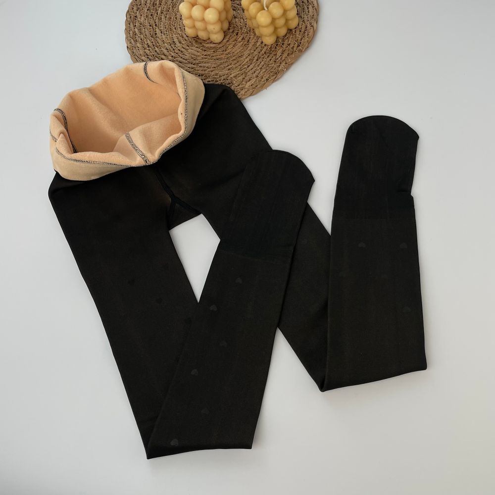 Колготи з утепленням в сердечко