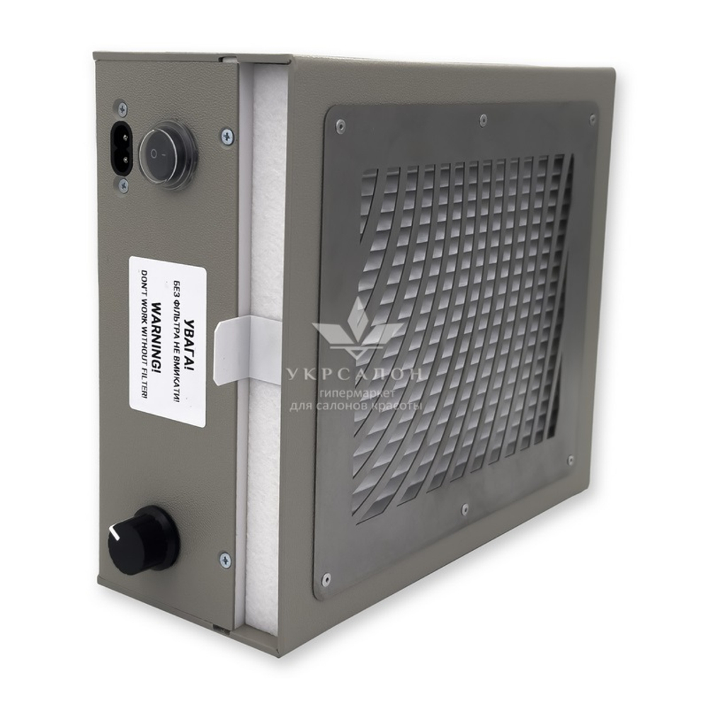 Настільна манікюрна витяжка з HEPA фільтром NT705iF TCV New, сірий