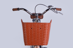Велосипед городской 26 дюймов Dorozhnik Lux Velosteel 2025 с корзиной и багажником, рама 17"