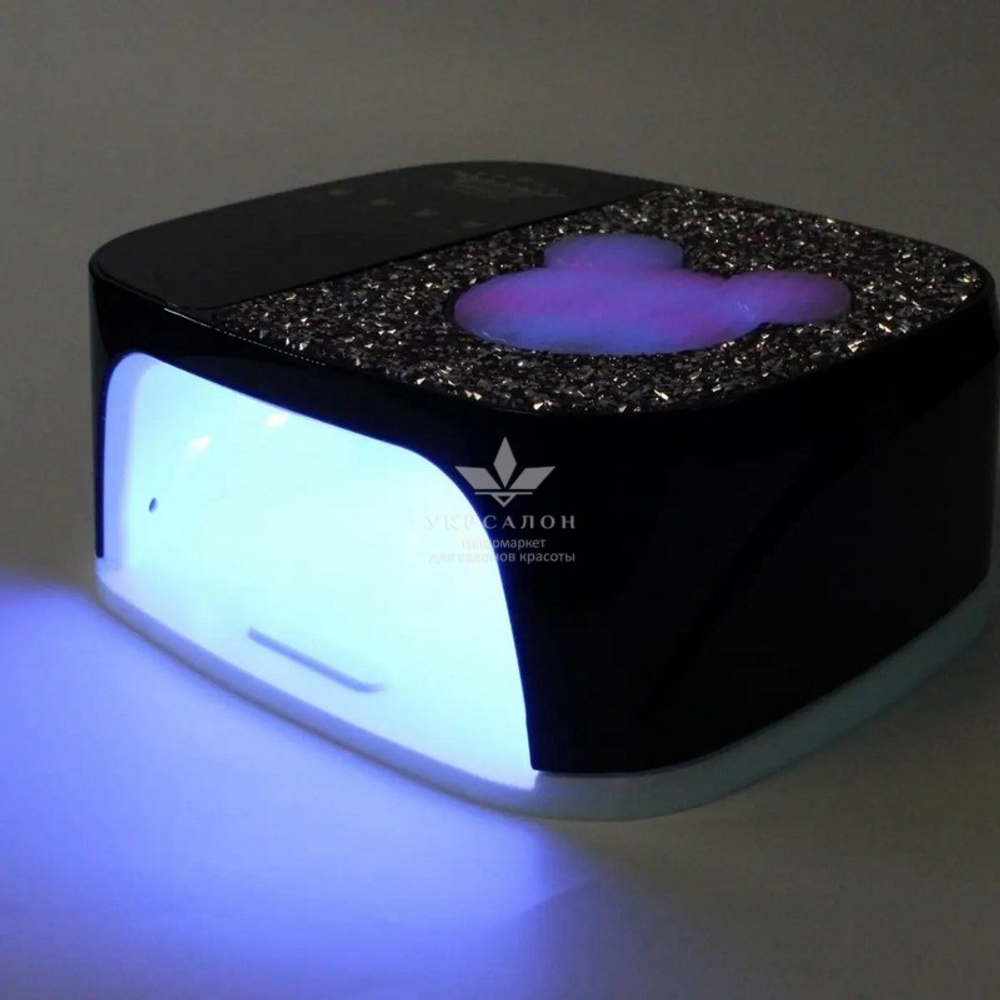 Лампа для маникюра с аккумулятором LED+UV Master Professional SUN S80, 168 Вт, черная