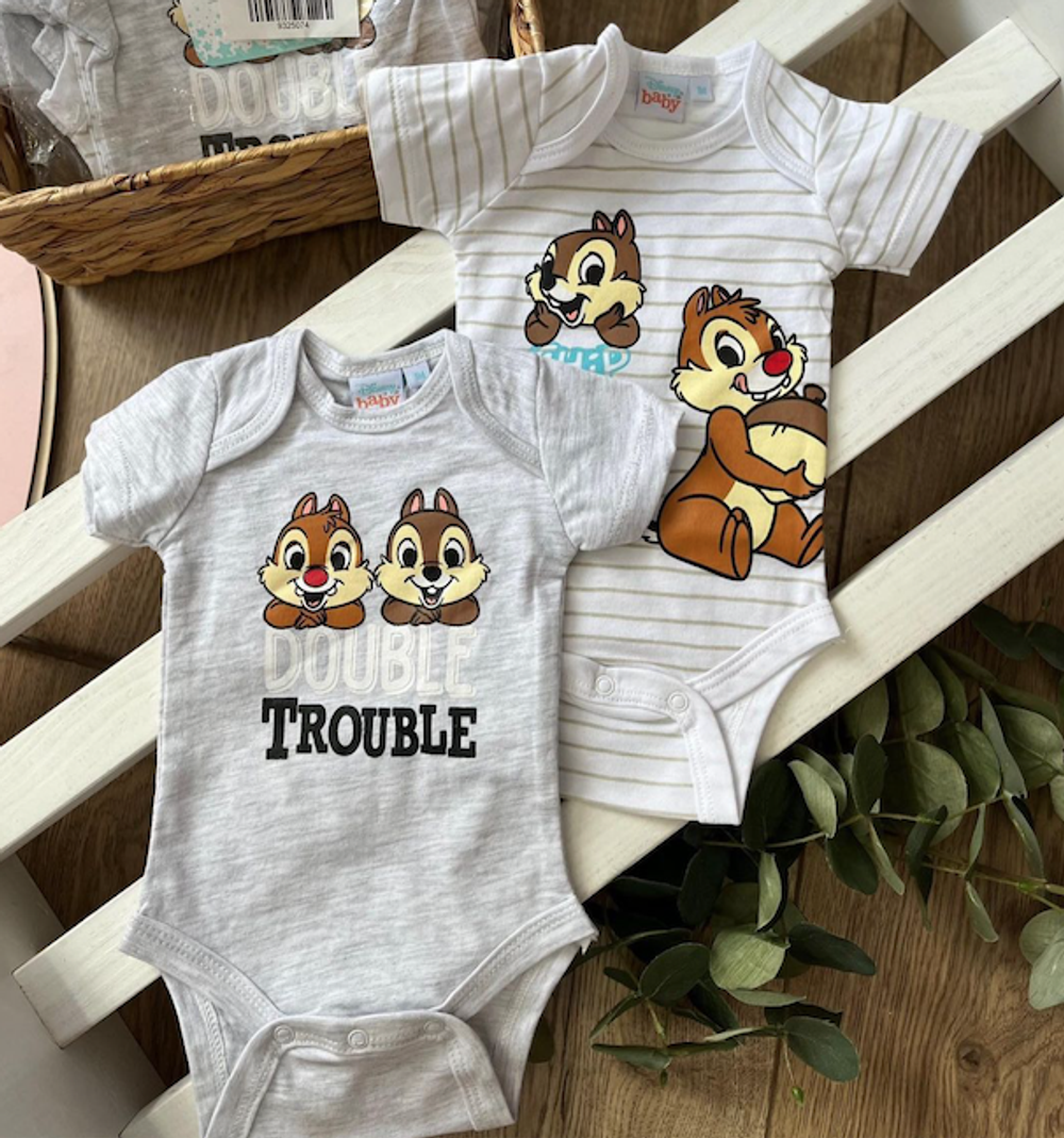 Боді-футболка "Chip&Dale", бавовна ТМ "Disney" (56 см)
