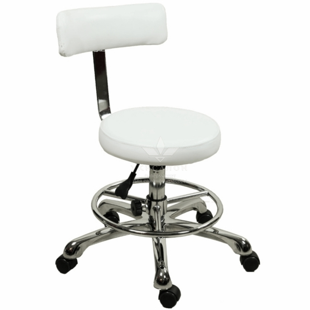 Стільчик майстра зі спинкою на пневматику ZD-2116