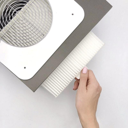 Врезная вытяжка для маникюра с фильтром SheMax, 66 ватт