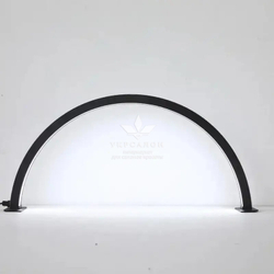 Настольная бестеневая лампа Half MOON 28, 50 Вт, черная