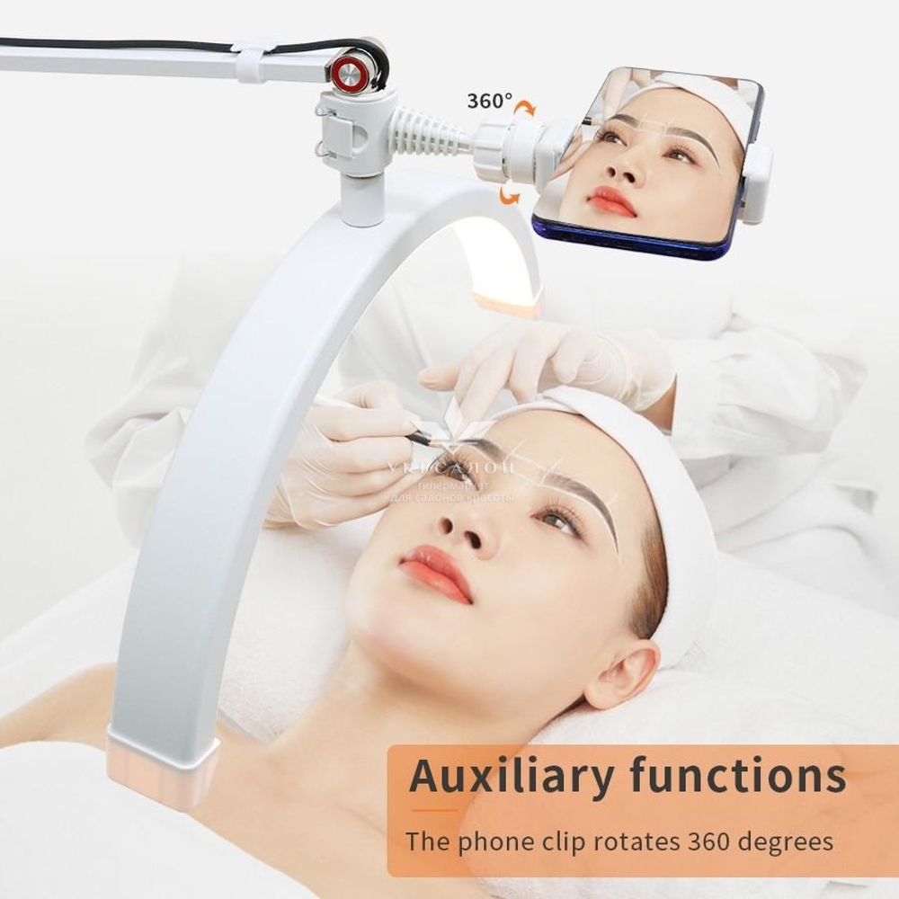 Бестеневая Led лампа для бьюти мастера универсальная HD-M2X 20W диск white