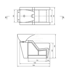 Перукарська мийка 1010