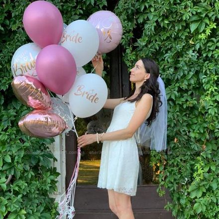 Шарики для девичника BRIDE TO BE